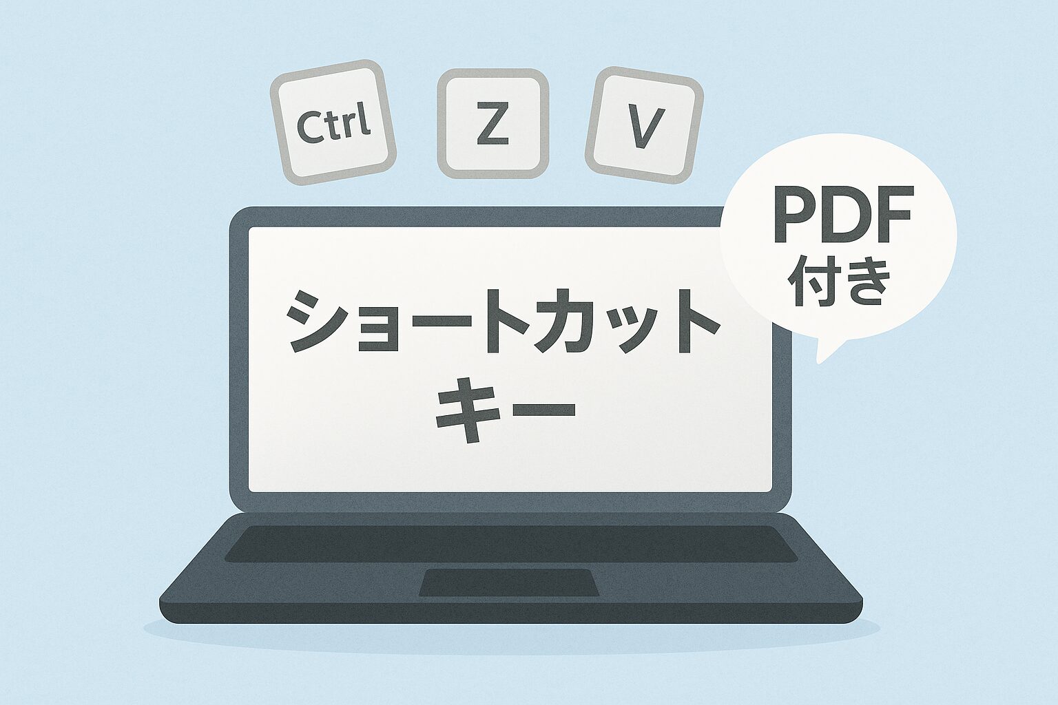 キーボードショートカット一覧【初心者向け】よく使う操作をまとめて解説！【PDF付き】